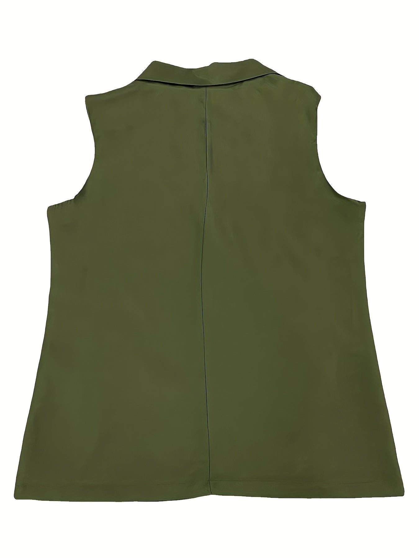 Sleeveless Lapel Blazer & Stylish Tops For Women
