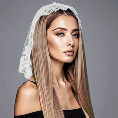 Single Layer Spanish Veil Scarf for Wedding Engagement Mother Father Graduation