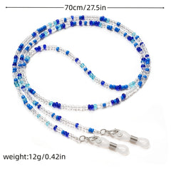 Boho Beads Glasses Chain Colorful Mask Glasses Accessories