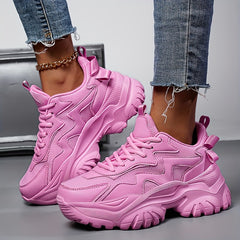 Women's Breathable Sports Shoes with Thick Soles