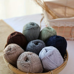 Bamboo Yarn Hand Knitting Crochet Thread DIY Sweater Doll Hat 180M 50g