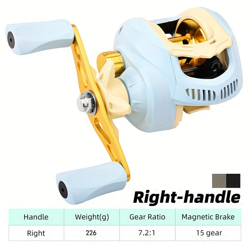 Lightweight Durable Baitcasting Reel 5 1BB Left Right Hand Fishing Reel