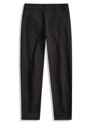 Men's Casual Street Style Stretch Jeans With Pockets