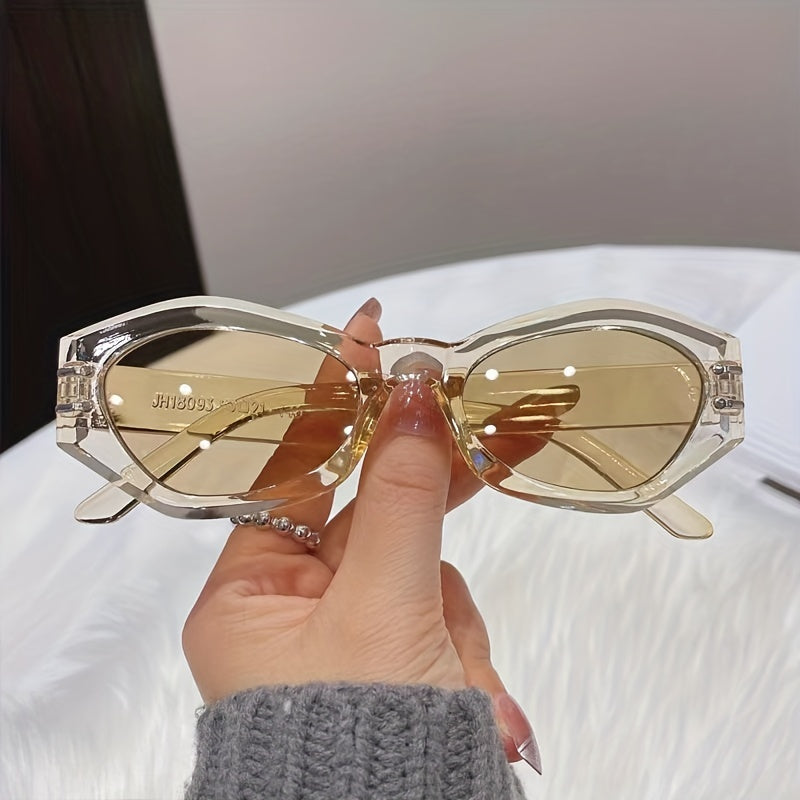 Vintage Cat's Eye Sunglasses Oversized Ladies Sun Protection