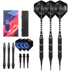 CyeeLife Soft Tip Darts 3pcs Aluminum Shaft Indoor Outdoor Games