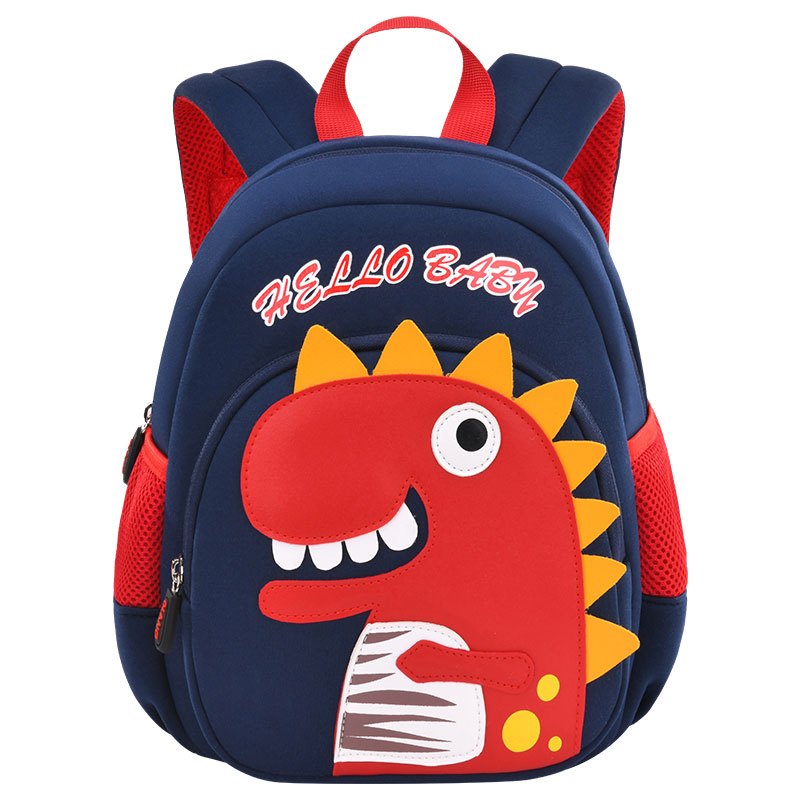 3D Dinosaur Cartoon Kids Backpack for School
