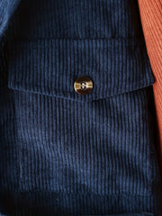 Boy's Clash Corduroy Shirt & Pants Set for Spring Fall