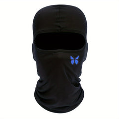 Butterfly Print Balaclava Outdoor Riding Mask For Men And Women