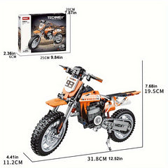 WOMA Building Off Road Motorcycle Model Puzzle Toy for Boys