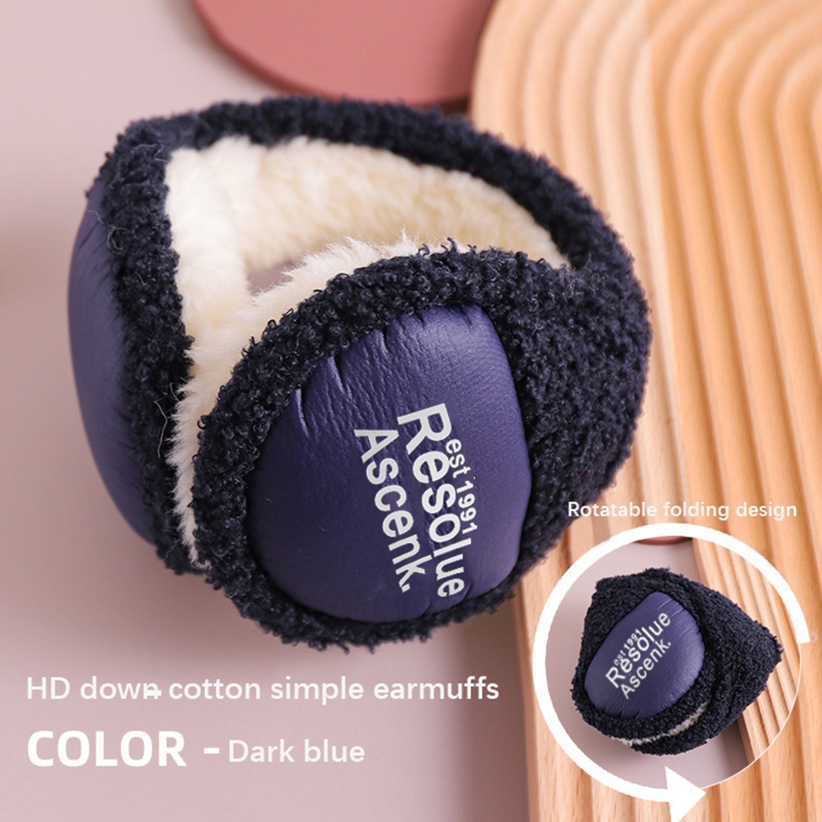 Bohemian Style Fleece Ear Muffs Winter Ear Warmer for Women Men