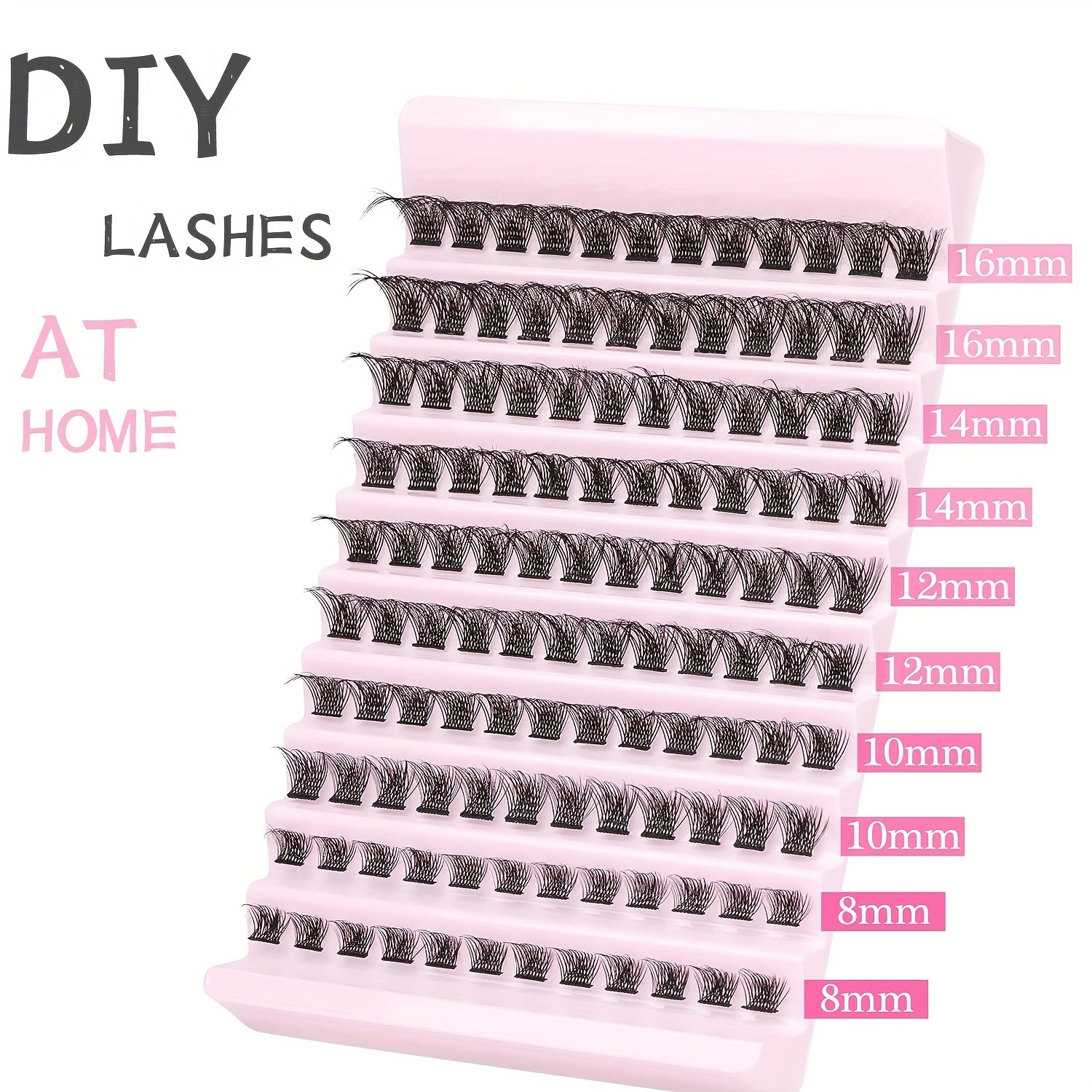 120Pcs Wispy Lash Clusters DIY Eyelash Extensions 8-16mm D Curling False Lashes