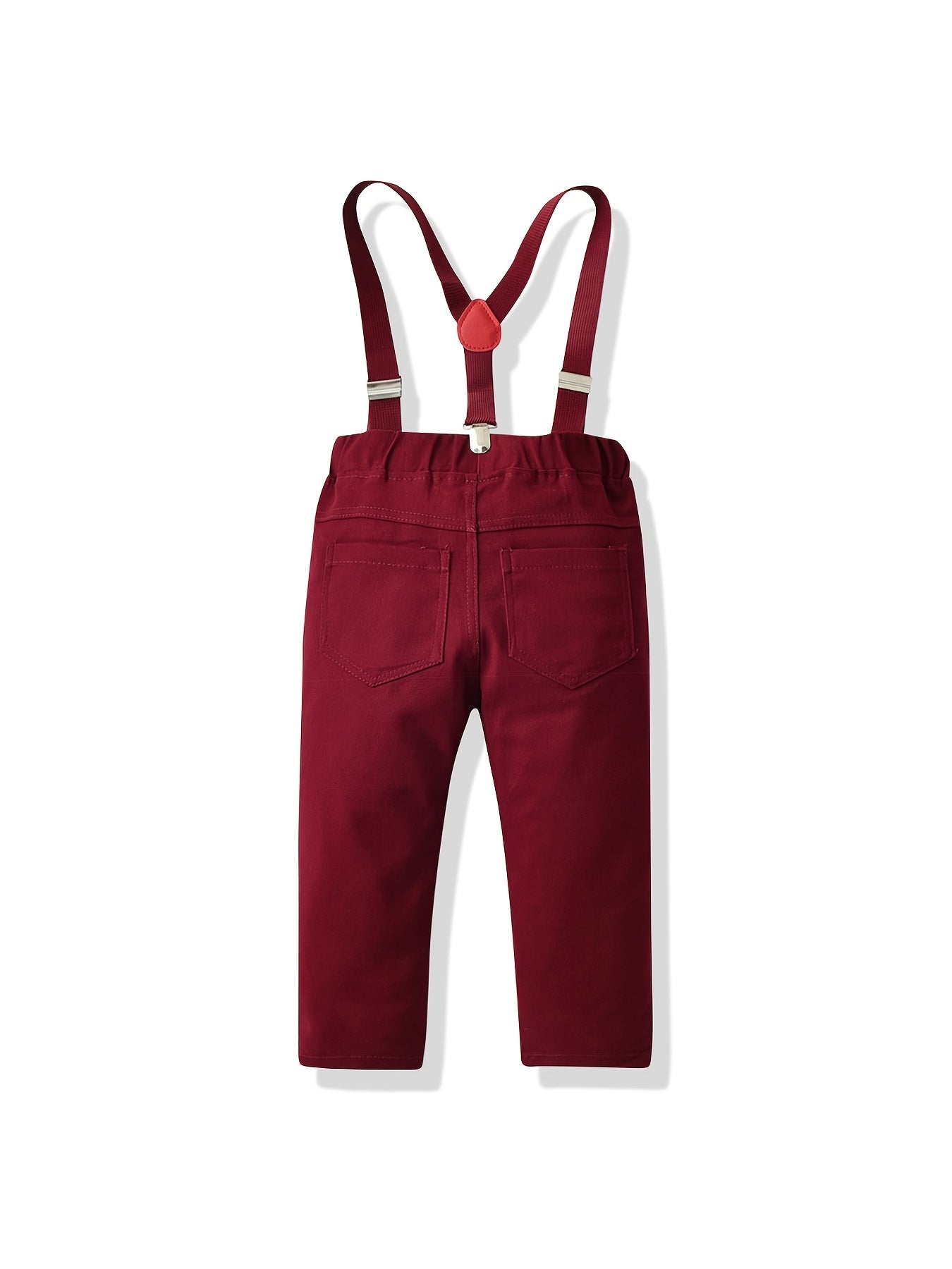 Baby Boys Gentleman Outfit Suspender Pants Wedding Birthday Party