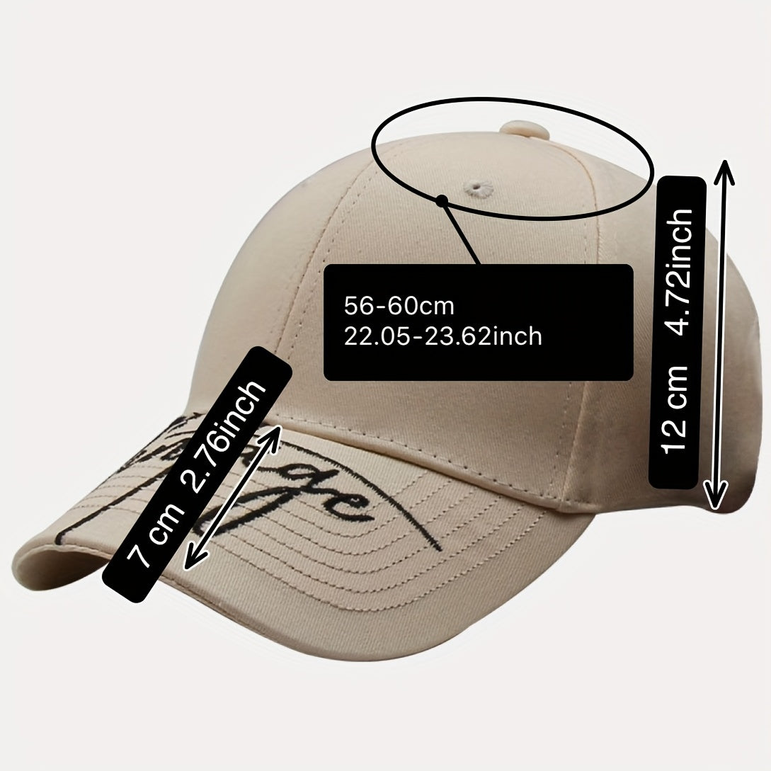 Men's Letter Sun Hat Outdoor Casual Baseball Cap
