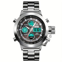 Waterproof Military Sports Watch Stainless Steel