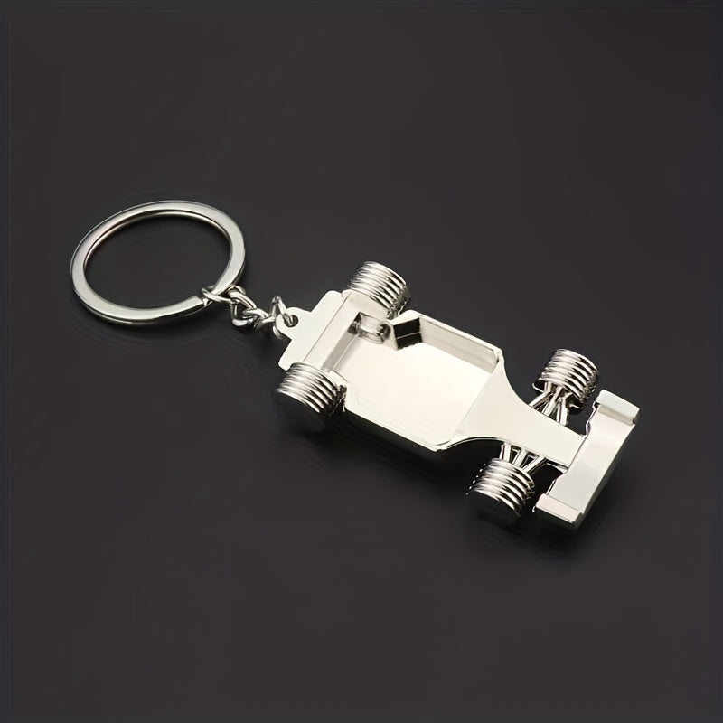 Sports Car Shaped Key Chain Pendant Zinc Alloy Key Ring Gift