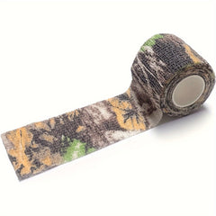 Camouflage Adhesive Tape Wrap Stretch Elastic Bandage Flashlight