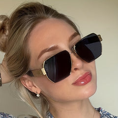 Square Sunglasses Mirror Lens UV400