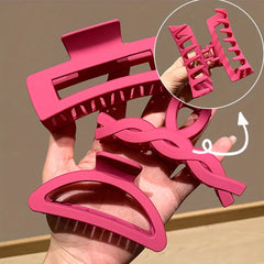 8pcs Plain Hair Clips Claw Clips Girls Hair Accessories