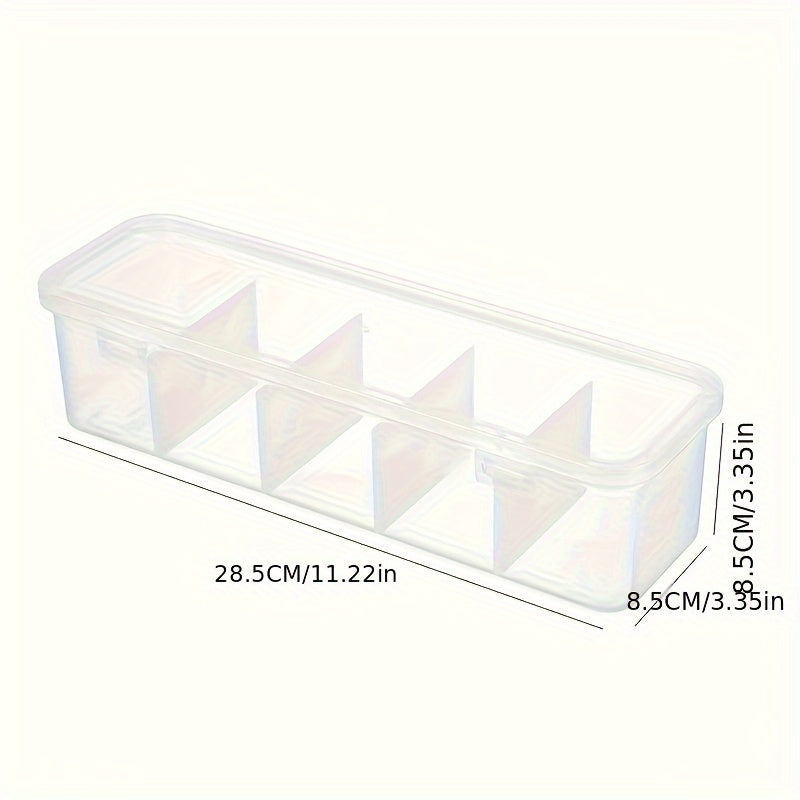 Desktop Plastic Cable Storage Box with Flip Cover