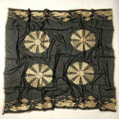 National Style Embroidered Square Scarf Vintage Travel Sunproof Pack Turban