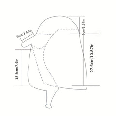 Foldable Visor Hat Detachable Sun Protection Duck Tongue Hat