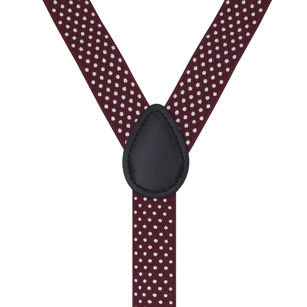 Boys Polka Dots Print Suspenders With Bow