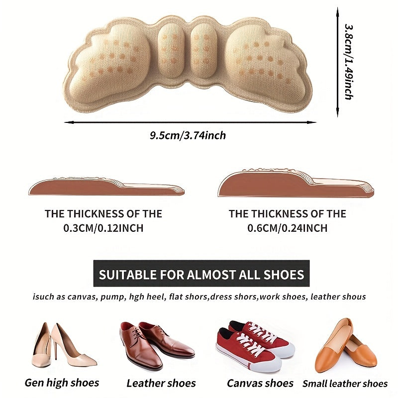 Wing Shape Women Insoles Anti-wear Heel Protector