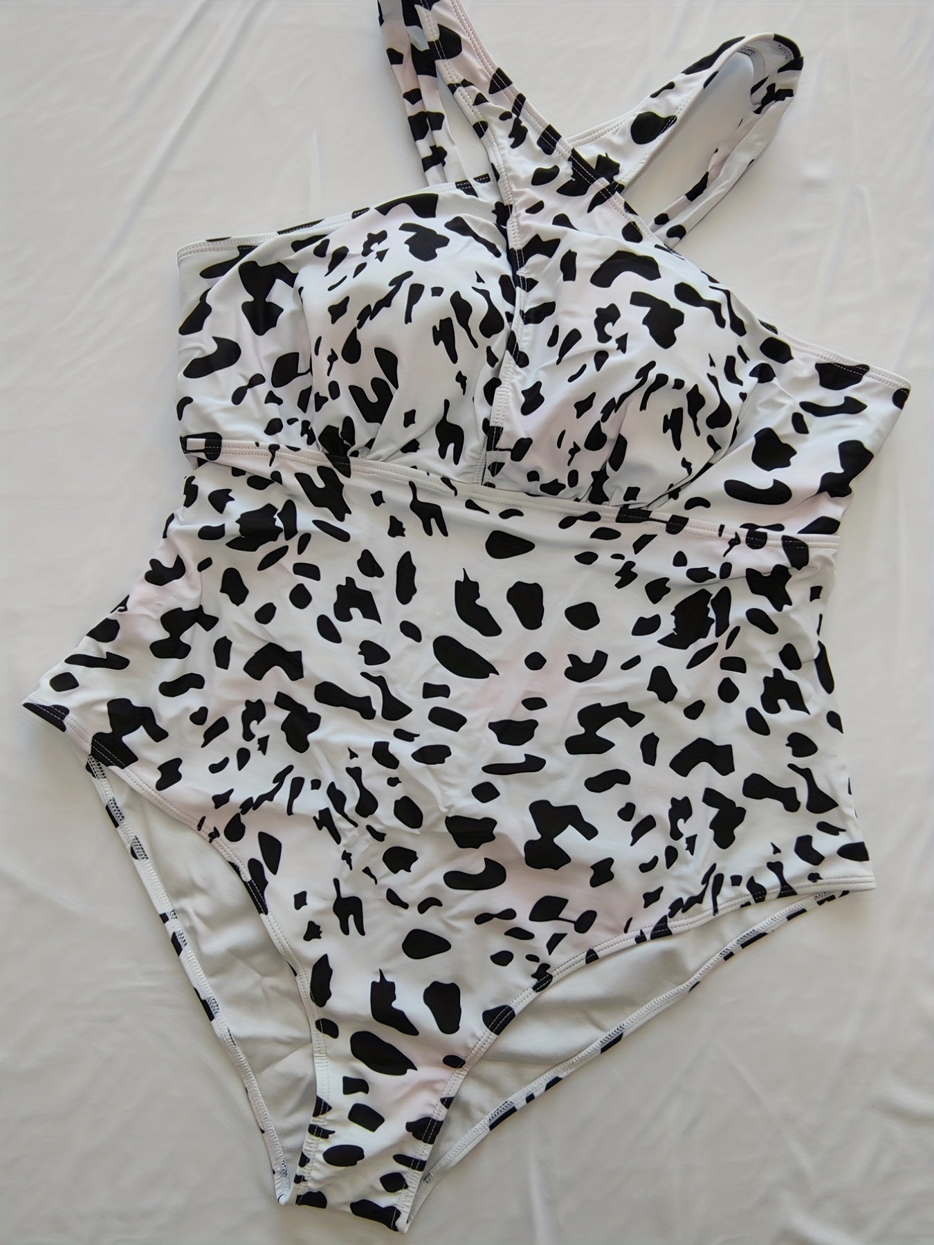 Halter Neck One Piece Swimsuit High Stretch