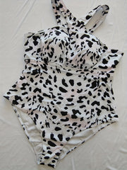 Halter Neck One Piece Swimsuit High Stretch