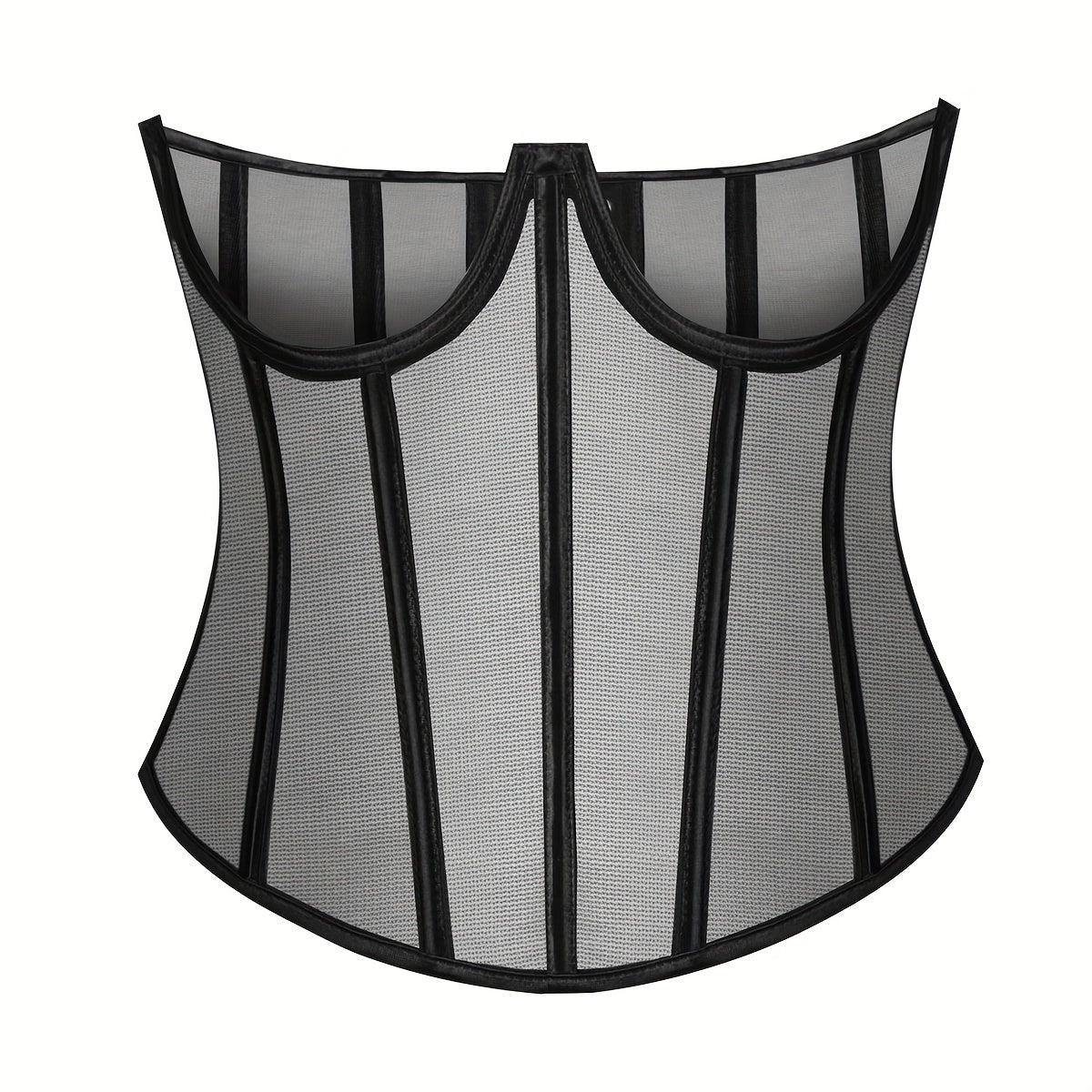 Strapless Corset Bustier Tummy Control Lace Up Body Shaper Women's Lingerie