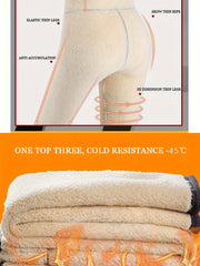 Warm Fleece Liner High Waist Yoga Pants