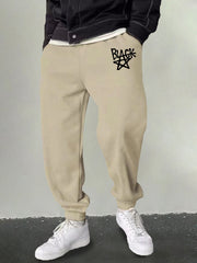 Men's Pentagram Print Joggers Casual Sports Pants