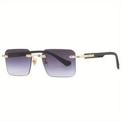 Men's Rimless Sunglasses UV Protection for Sports