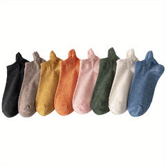 8 Pairs Mixed Ankle Socks for Women