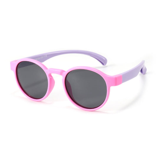 Trendy Round Frame Sunglasses for Girls