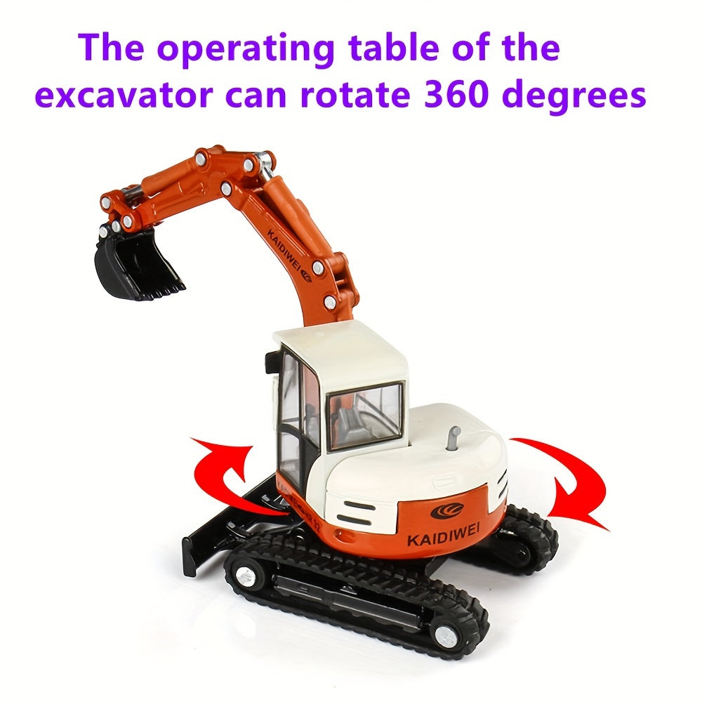 Zinc Alloy Excavator Model Toy - Christmas Gift