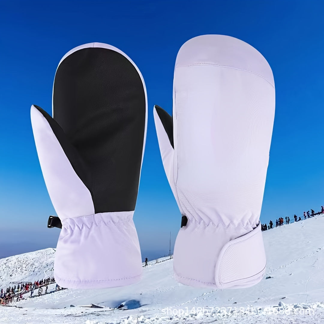 Winter Skiing Gloves Thick Warm Waterproof Windproof Sports Gloves