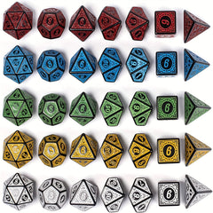 7Pcs Classic Rune Relief Set, ideal for games
