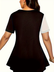 Women's Plus Cat Print Tee & Leggings Set