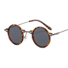 Steampunk Small Frame Round Hip-hop Sunglasses