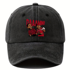 Cartoon Print Baseball Cap Outdoor Sun Hat Fishing Mountaineering