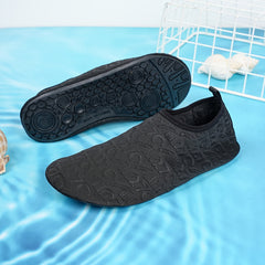 Women's Flower Embossed Water Socks Lightweight Beach Shoes