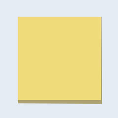 100pc Square Sticky Notes 3x3 Adhesive 4 Colors