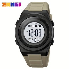 Sports Electronic Watch Waterproof Round Wrist Watch Men's Accessories