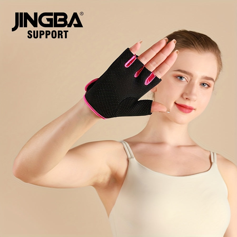 Adjustable Unisex Non Slip Sports Gloves for Weightlifting and Cycling