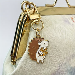 Hedgehog Keychain Thanksgiving Gift For Bags Wallets Car Keys