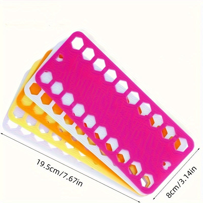 5pcs Plastic Spools Thread Winder Board Cards for Cross Stitch Storage