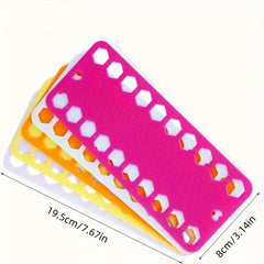 5pcs Plastic Spools Thread Winder Board Cards for Cross Stitch Storage