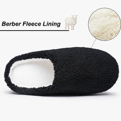 Men's Memory Foam Warm Fleece Comfortable House Slippers Winter