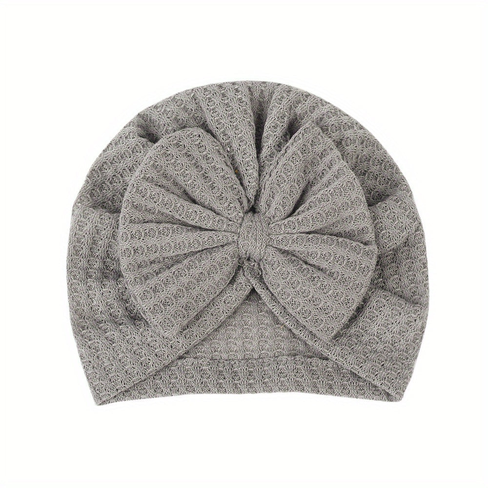 Baby Turban Hats with Bowknot Cozy Head Wraps for Newborn